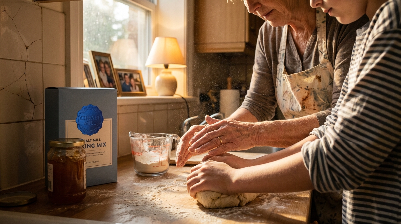 Generative AI video for advertising: photorealistic baking scene in kitchen for food brand concept test